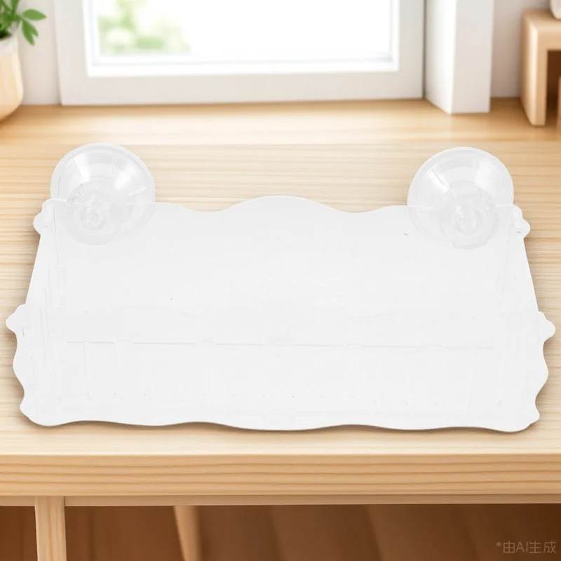 الاكريليك نافذة زارع شفط كأس رف شفاف بونساي الجرف حامل نبات واضح حديقة بوتينغ رفوف النباتات المنزلية #1