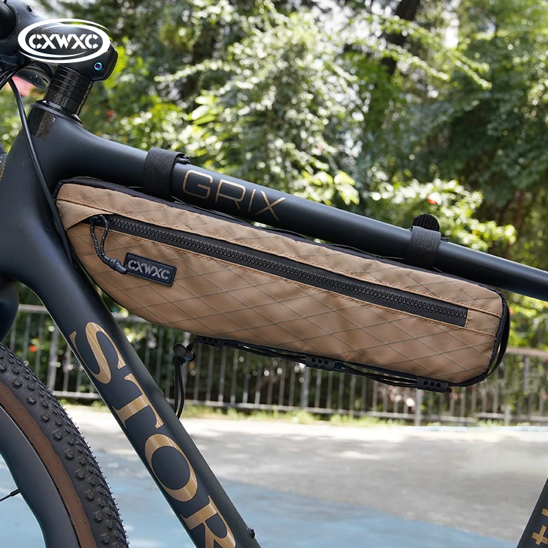 CXWXC Road Bicycle Extened Frame Bag Bike Front Pack Top Bottom