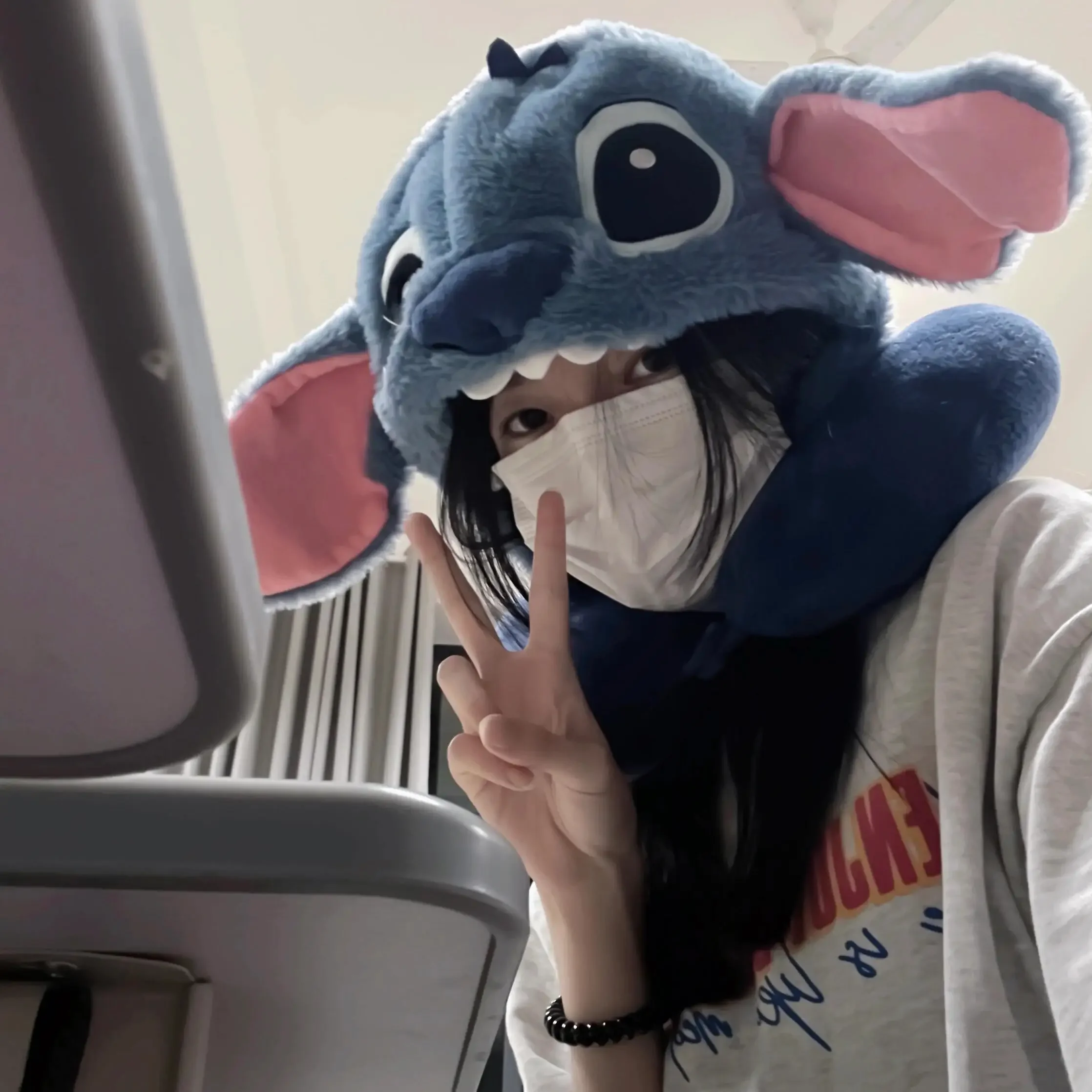 Shi Dizai kreskówka poduszka na szyję z kapturem poduszka podróżna drzemka moja melodia samolot poduszka ochrona Dumbo poduszka szyjna poduszka w kształcie litery U urocza