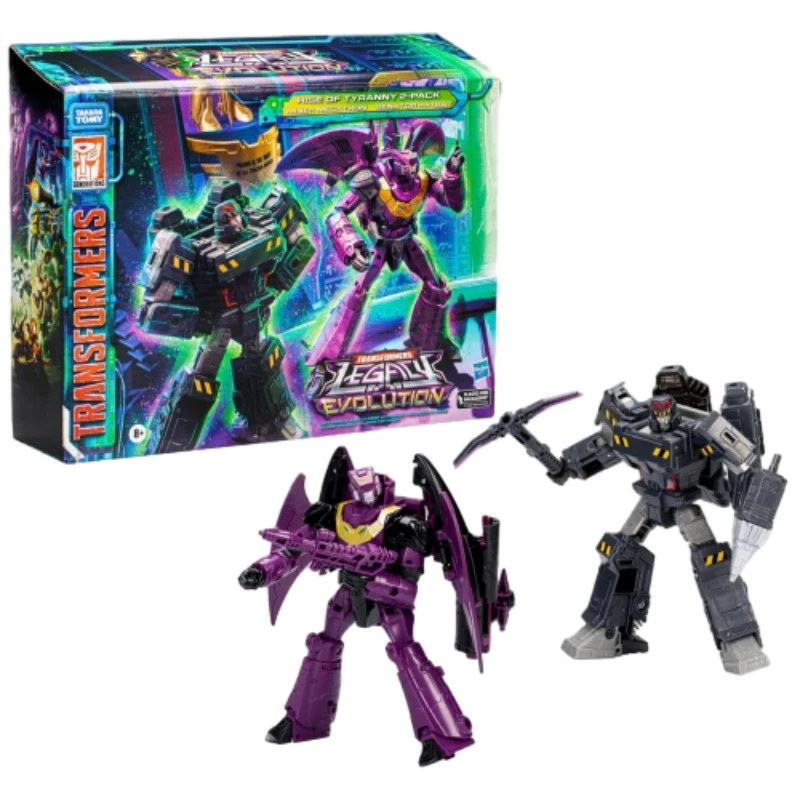 Transformers Toys-figuras de acción Legacy Evolution Voyage Rise Of Tyranny, traje de Ratbat, Megatron Senatou, 2 paquetes