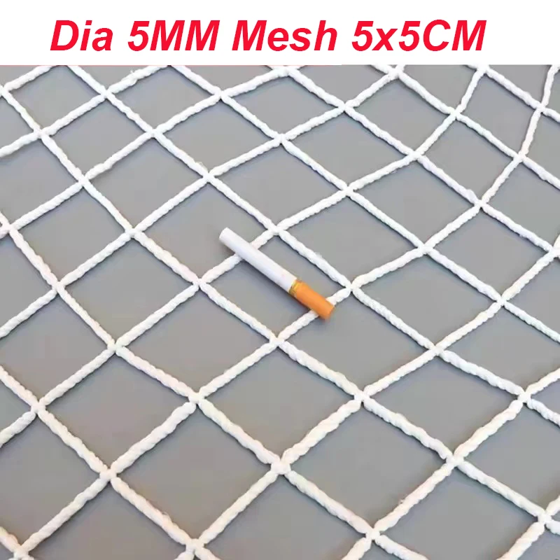 White Nylon Net Child Safety Net Building Mesh Rope Against Falling Net Balcony Window Staircase Fence Protection Baby Cat Dog