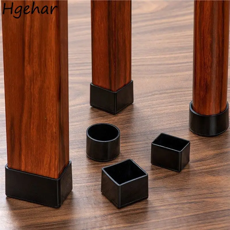 Furniture Foot Covers Chair Table Feet Caps 4pcs Moisture-proof Scratch-resistant Water-proof Non-slip Rubber Floor Protector