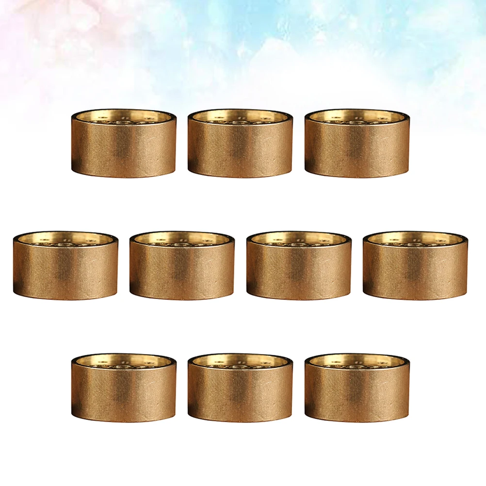 

10 Pcs Nine-hole Incense Seat Alloy Burner Stick Holder Indoor Golden Metal Dish