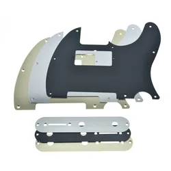 KAISH Premium Metal Aluminum Anodized Tele Humbucker Pickguard with Tele Control Plate Screws for American/Mexican Telecaster