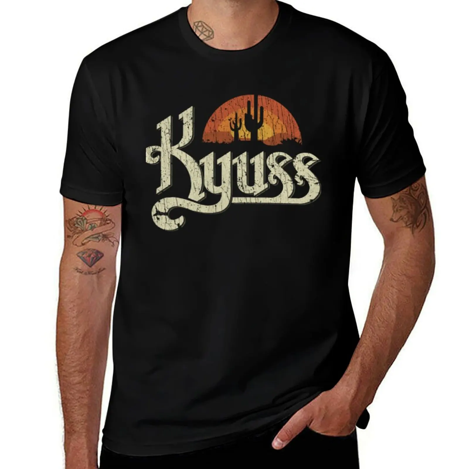 

Kyuss Sunset 1987 T-Shirt Running Performance Short Sleeve Tee
