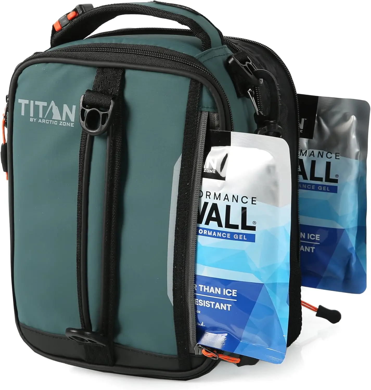 

Expandable Insulated Lunch Bag with Ice Packs - Keeps Food Cold for Hours, Leak-Proof Design