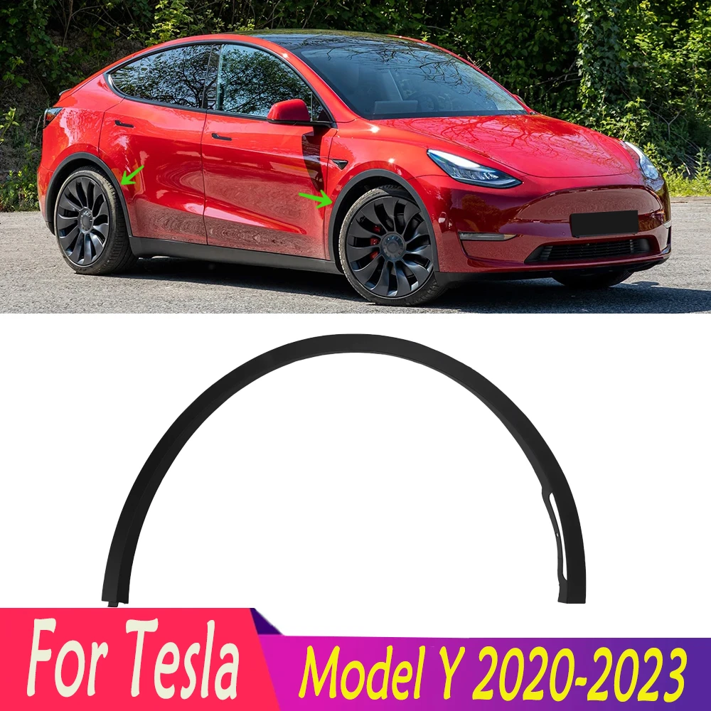 For Tesla 2020-2023 Model Y 4PC Car Wheel Eyebrow Fender Mudguard Mud Flap 1494185-00-B 1494161-00-B 1494186-00-B 1494162-00-B