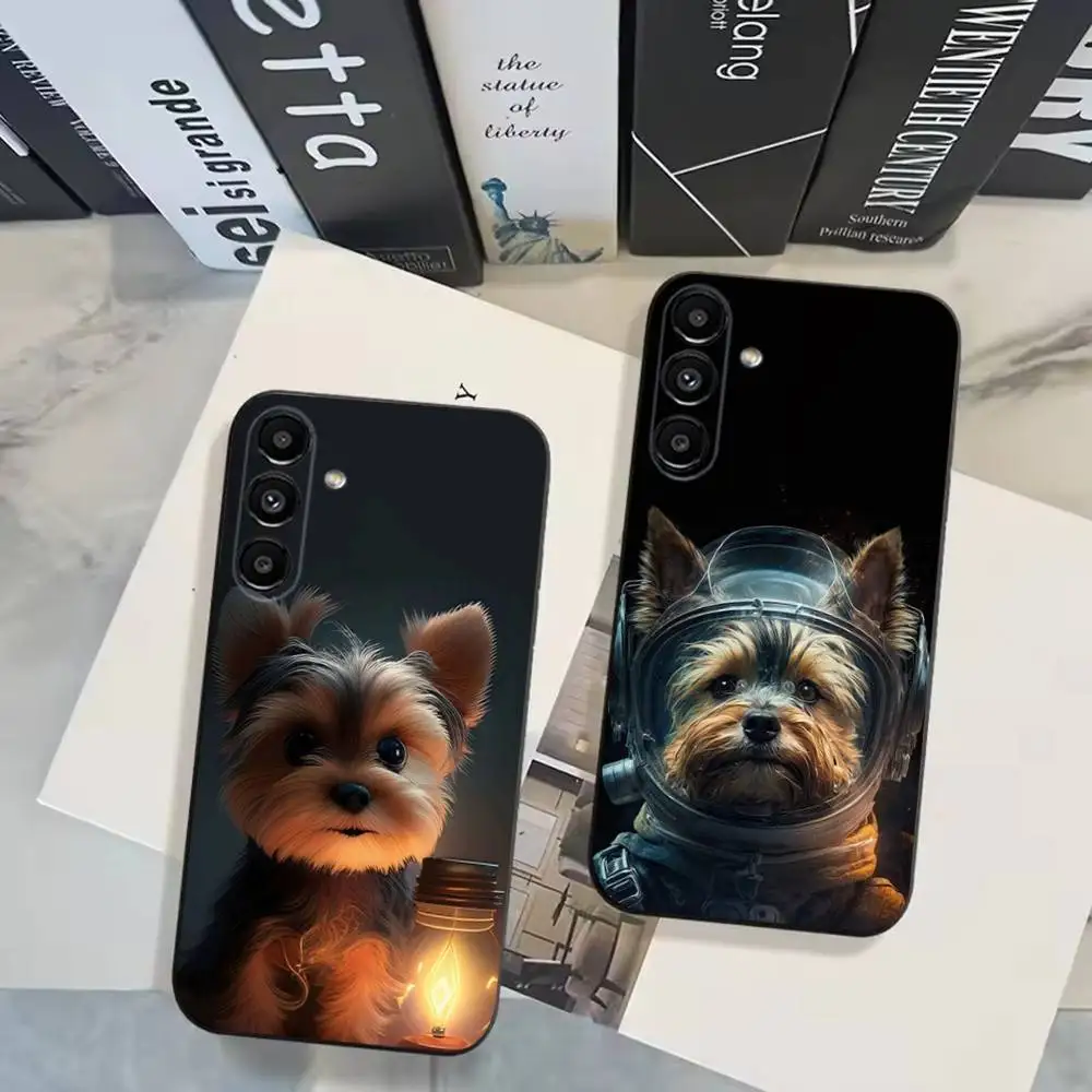 

Yorkshire terrier dog Phone Case For Samsung Galaxy A20,A21s,A22,A31,A32,A52,A53,A72,73,A80 Soft Black Cover