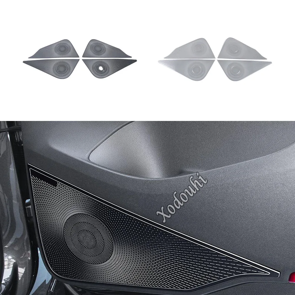 

Stainless Steel Stickers Inner Door Audio Speaker Covers For VW Volkswagen Teramont Atlas 2021 2022 2023 2024 Trim Accessories