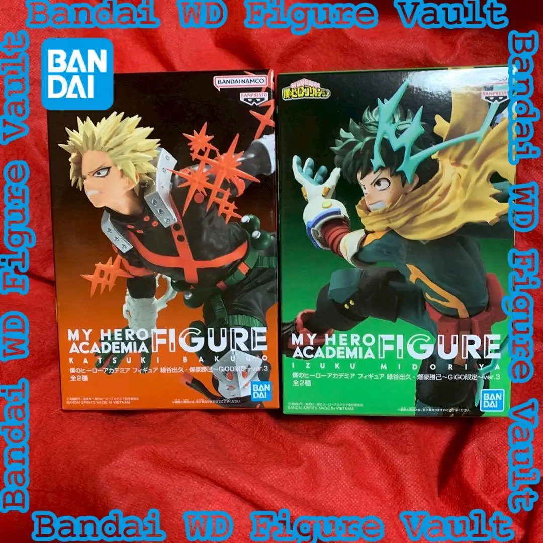 

Официально лицензированная фигурка Bandai My Hero Academia Izuku Midoriya/ Katsuki Bakugo GiGO Limited ver.3 Коллекционная модель премиум-класса