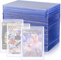 Game Trading Card Hard Plastic Sleeves Album Display Yugioh Pocket Monster Baseball Cards Protector Folder Playing Binder Holder