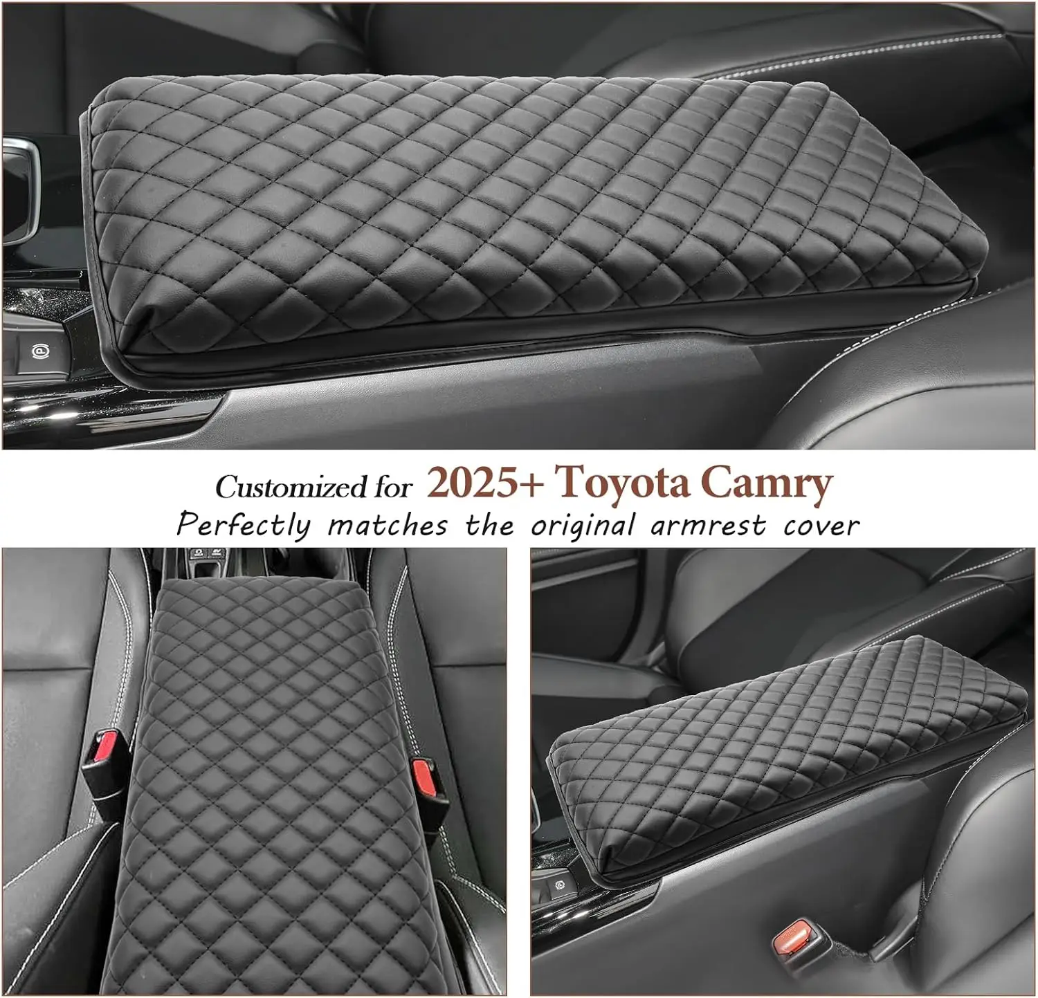 Fit Camry Center Console Cover 25 2026 Toyota Camry Armrest Cover Camry (LE/SE/XLE/XSE) Seat Box Cover Toyota Camry 2025 2026