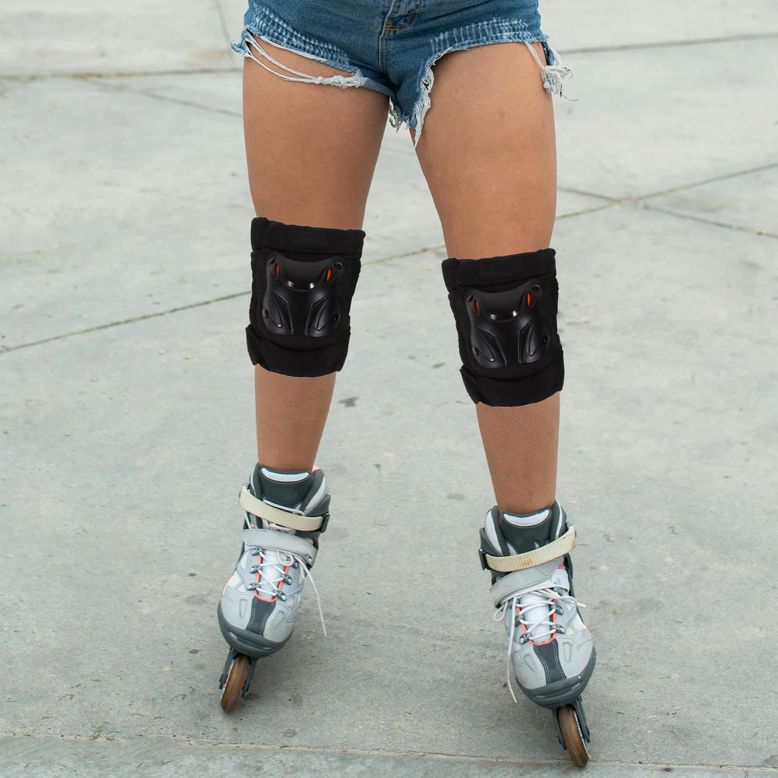 1 زوج دراجة نارية الكوع الحرس عالية التأثير المقاومة Pp شل منصات للتزلج على الجليد ركوب الدراجات الرياضية واقية #5