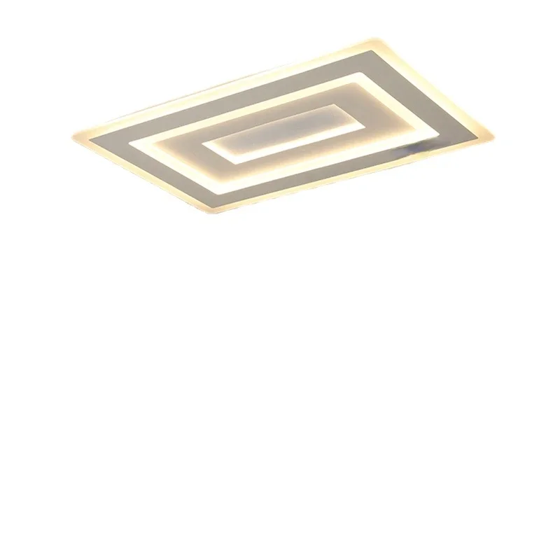 Ultra-thin Surface Mounted Modern Led Ceiling Lights lamparas de techo Rectangle acrylic/Square Ceiling lamp fixtures