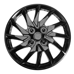 Hubcaps 14 Inch Nolitoy Black Decor Tire Hub Cap Hubcap Wheel Covers Cars 14 Inch Car Hub Auto Refit Accessory Blue Black