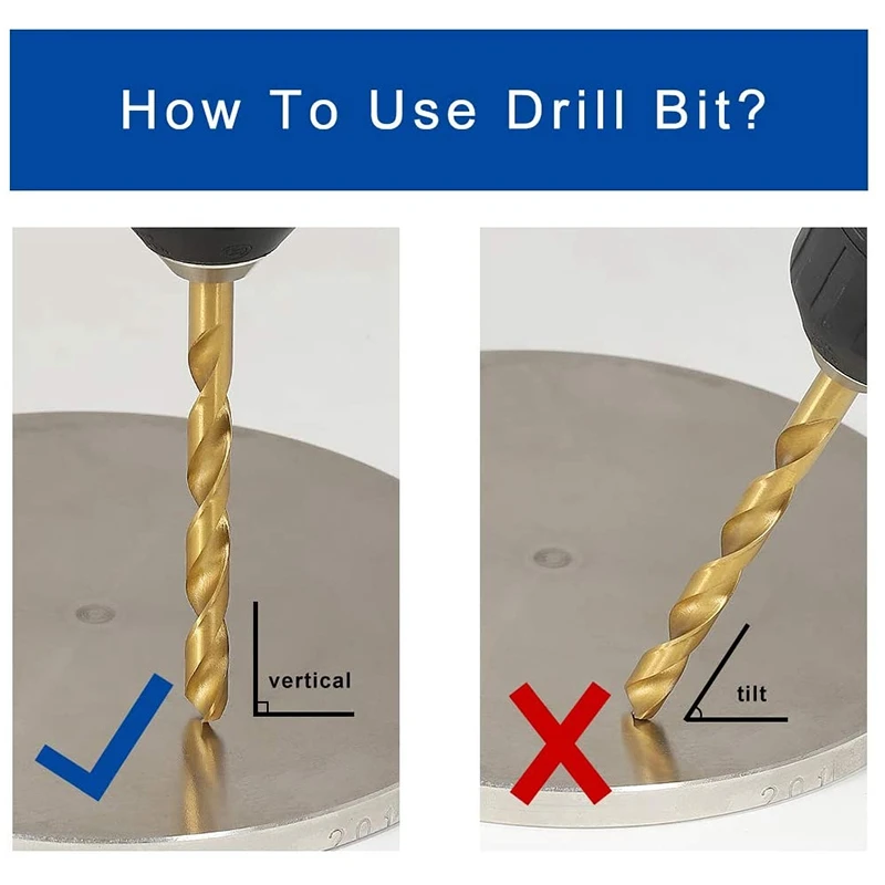 Conjunto de brocas de titânio, brocas HSS para metal, aço, madeira, plástico, cobre, liga de alumínio, 1mm a 3,5mm, 120 Pcs