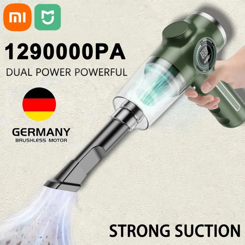 Xiaomi Mijia 1290000Pa 5in1 Wireless Vacuum Cleaner Wet Dry Dual-Use Automobile High Power Handheld Electric appliance Cleaner