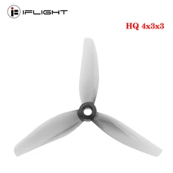 6 pairs HQPROP 4x3x3 Tri-blade Propeller 4030 Prop 4inch Nazgul Evoque F4 For RC DIY FPV Racing Drone