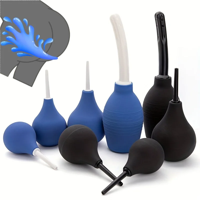 سيليكون تنظيف حقنة شرجية لمبة تدفق آمن فلوش تنظيف أداة لشرج الشرج المهبل قابلة لإعادة الاستخدام تنظيف حقنة عدة النظافة الشخصية المعونة #1