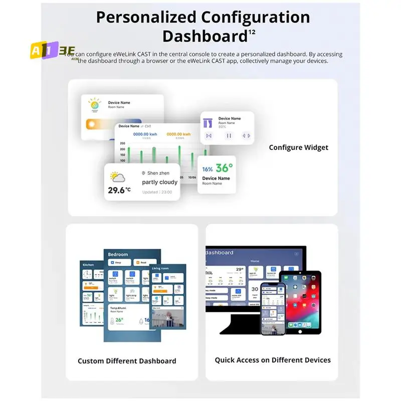 

A13E-Ewelink Ihost Smart Home Hub Aibridge Zigbee 3.0 Gateway Matter Частный локальный сервер для устройств Wi-Fi LAN Open API (2 ГБ) Du