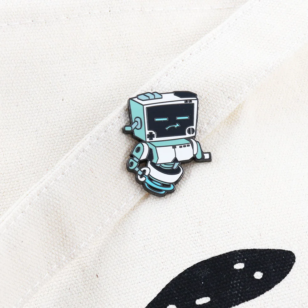 Inscryption Vintage Metal P03 Enamel Pin Technology Scrybe Great Transcendence Gamer Gifts Accessories
