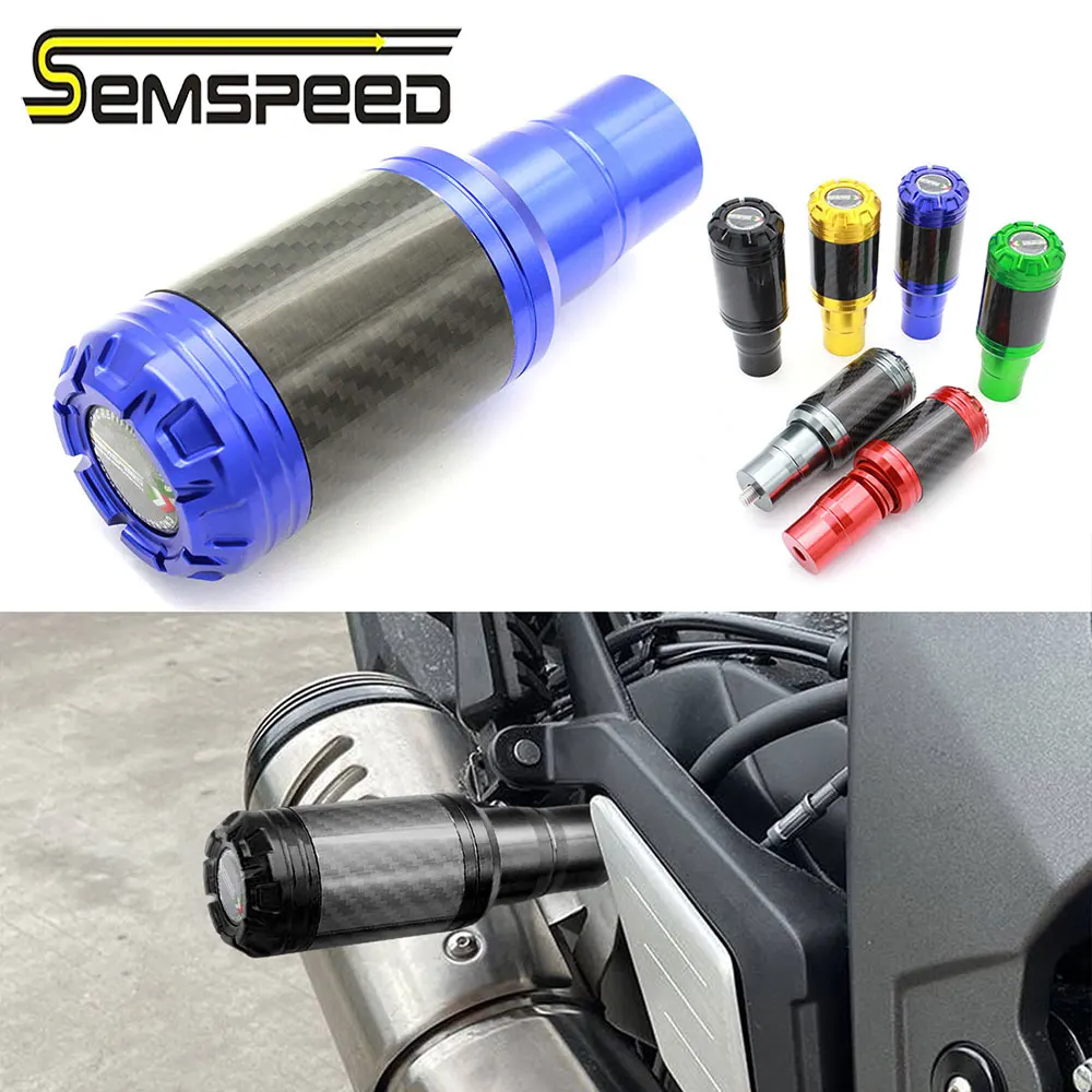 

SEMSPEED для Yamaha MT-09/SP Tracer 900/9GT 22-23 защита из углеродного волокна Защита от крушения глушитель труба рама падение слайдер