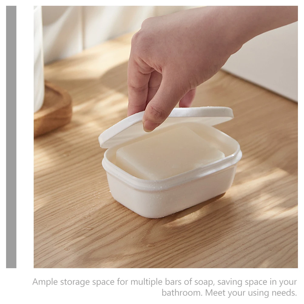 

Creative Leak-Proof Soap Container Household Plastic Soap Box Storage Holder For Bathroom Home Use Travel Organizing Box