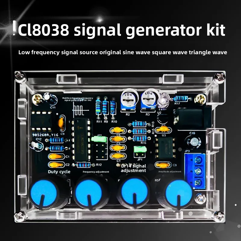 

ICL8038 Multifunctional Low Freq Signal Generator Kit