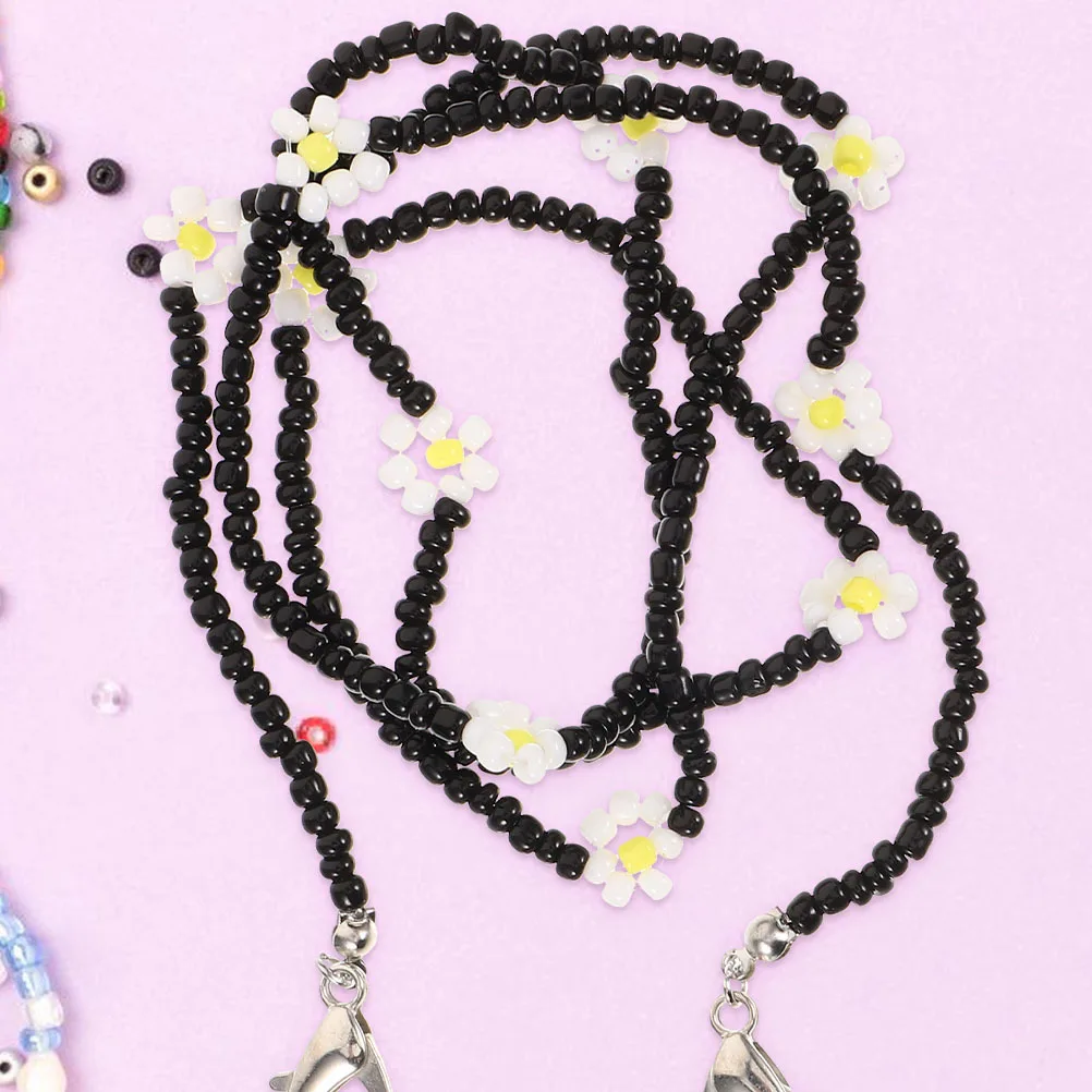 2 قطعة حزام النظارات مطرز مكافحة خسر حامل النظارات قلادة للسفر في الهواء الطلق نظارات شمسية رياضية التجنيب الملحقات #6