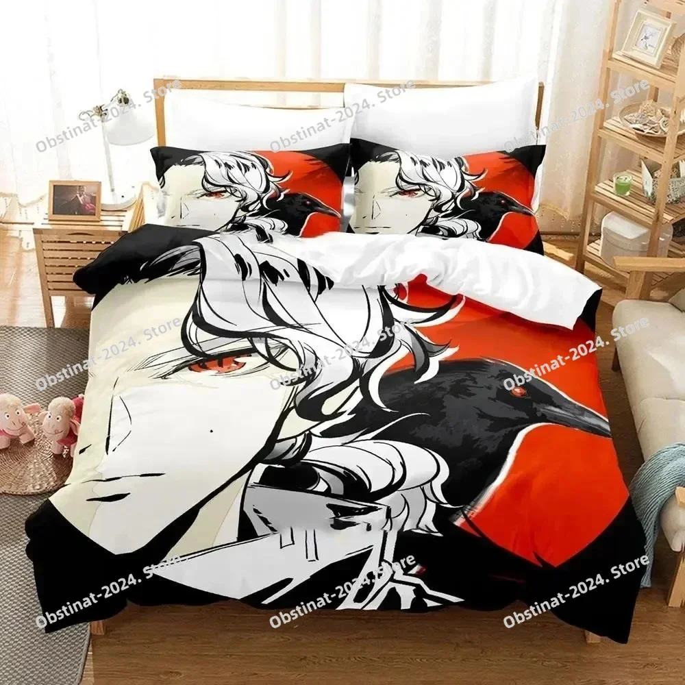 

Anime KARAS Bedding Set Duvet Cover Bed Set Quilt Cover Pillowcase Comforter king Queen Size Boys Adult Bedding Set