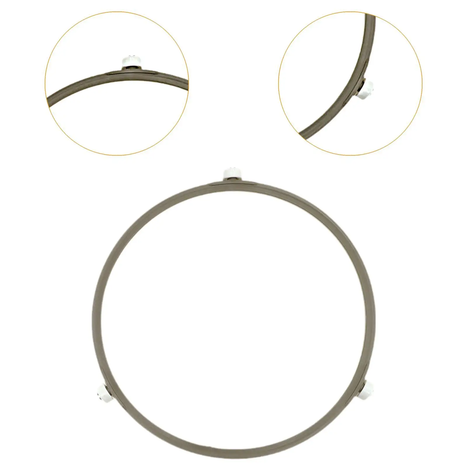 Кольцо поворотного стола для микроволновой печи, высокопроизводительные детали, простая установка, портативный прочный стеклянный поднос, держатель, аксессуары