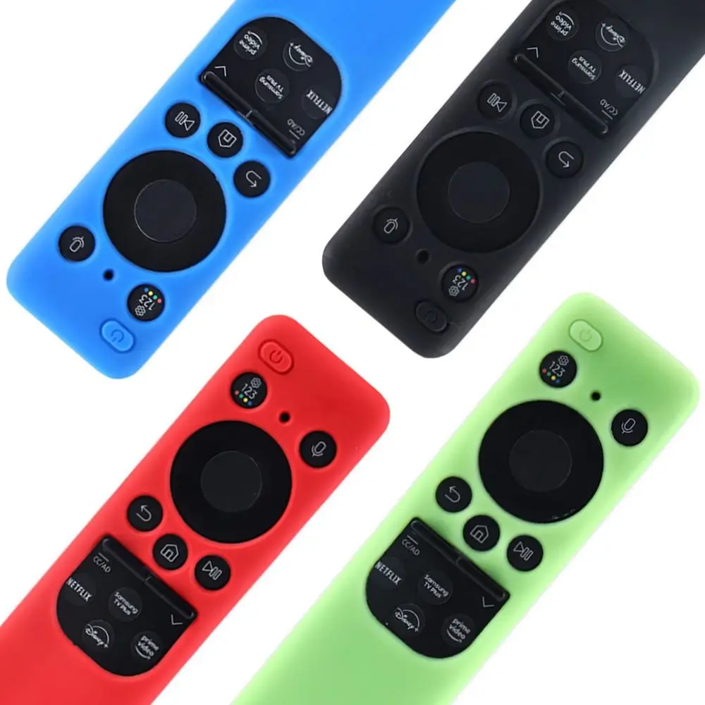 2024 Solar TV Remote Controller Cover Soft Shockproof Protective Case Silicone Household Sheath for Samsung BN59-01432A 01432J