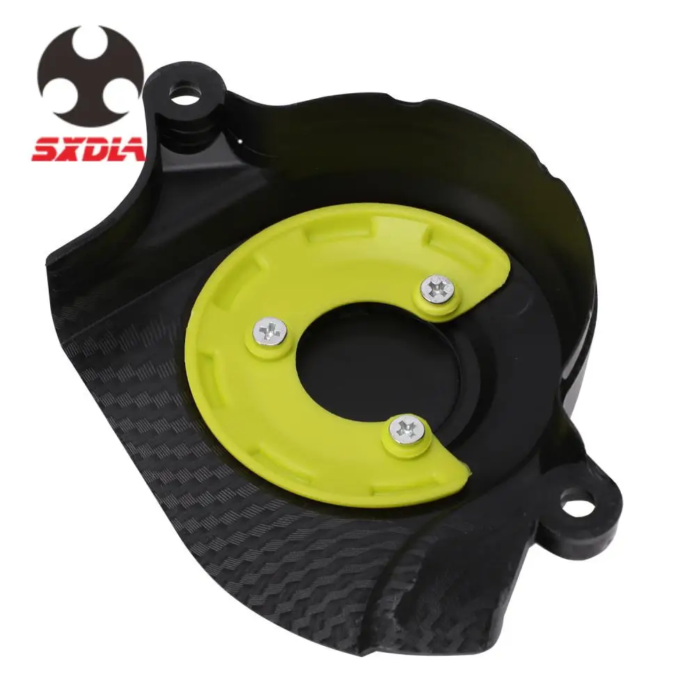 For SURRON Light Bee Lightbee X S Electric Motorcycle PP Plastic Carbon Fiber Texture Motor Pulley Guard Engine Case Saver Cover