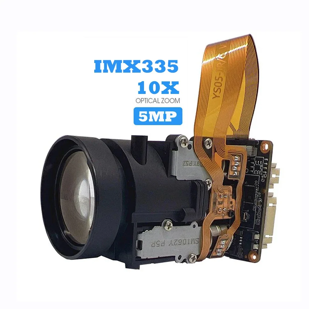 2026 New CCDCAM 5MP 10X Auto-focus For STARVIS IMX335 CMOS IP Camera Zoom Module IM50A01-10X With H.265/H.264 And DC 12V/POE Mou