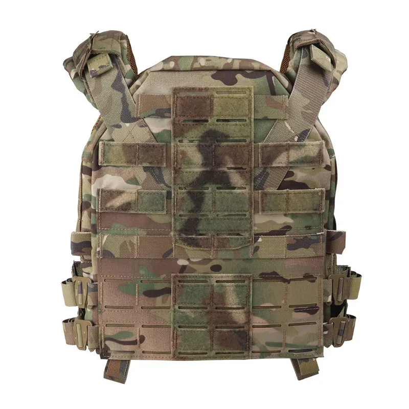 Tactical KZ Plate Carrier Low-profile Hunting Vest Mesh Comfort Lightweight Utility MOLLE Quick Release Equipment Medium