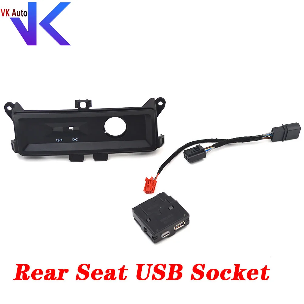 

Rear Seat USB Socket Armerst USB Adapter For Audi A6 C8 A7 5QD035726L 4K0863440D