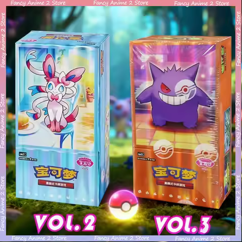 100% Original Pokemon Gem Pack Vol.3 Vol.2 Edition Cards Anime Pokemon PTCG Trading Gem Bags Collected Toys Perfect Cards Gifts