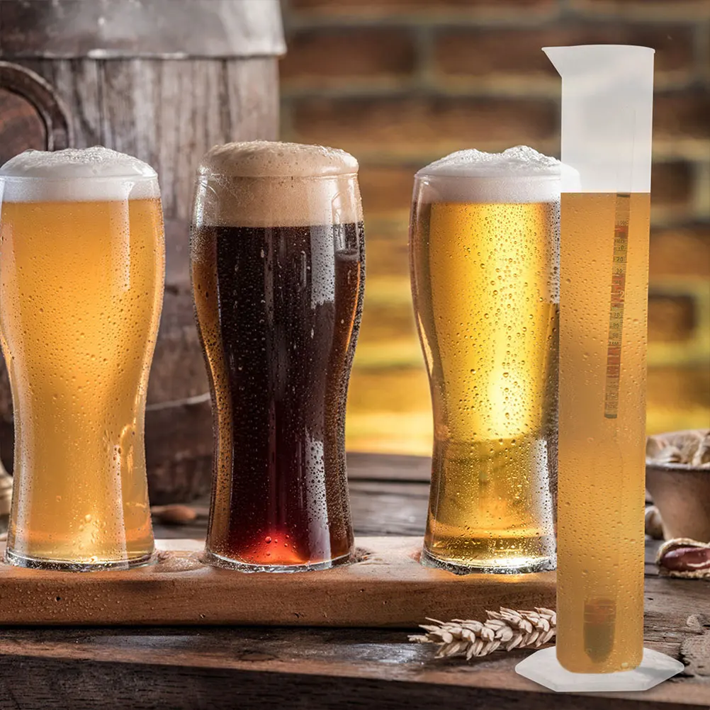 

3 set Triple Scale Alcohol Hydrometer Test Cylinder For Home Brew Beer Making Fermentation Kit Wine Hydrometer Tool