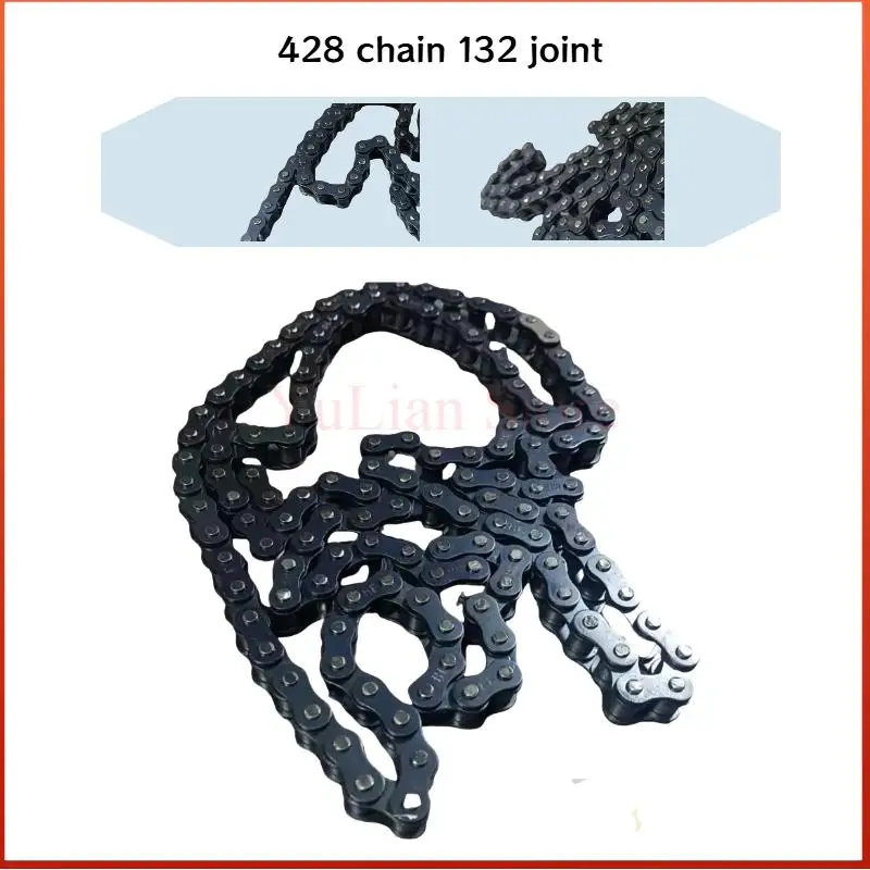 

Durable 428LT Series (132JH102L/104L/108/112/116/118) Motorcycle Chain Metal Parts – Ideal for ATV, 4-Pit Off-Road Bikes & Karts