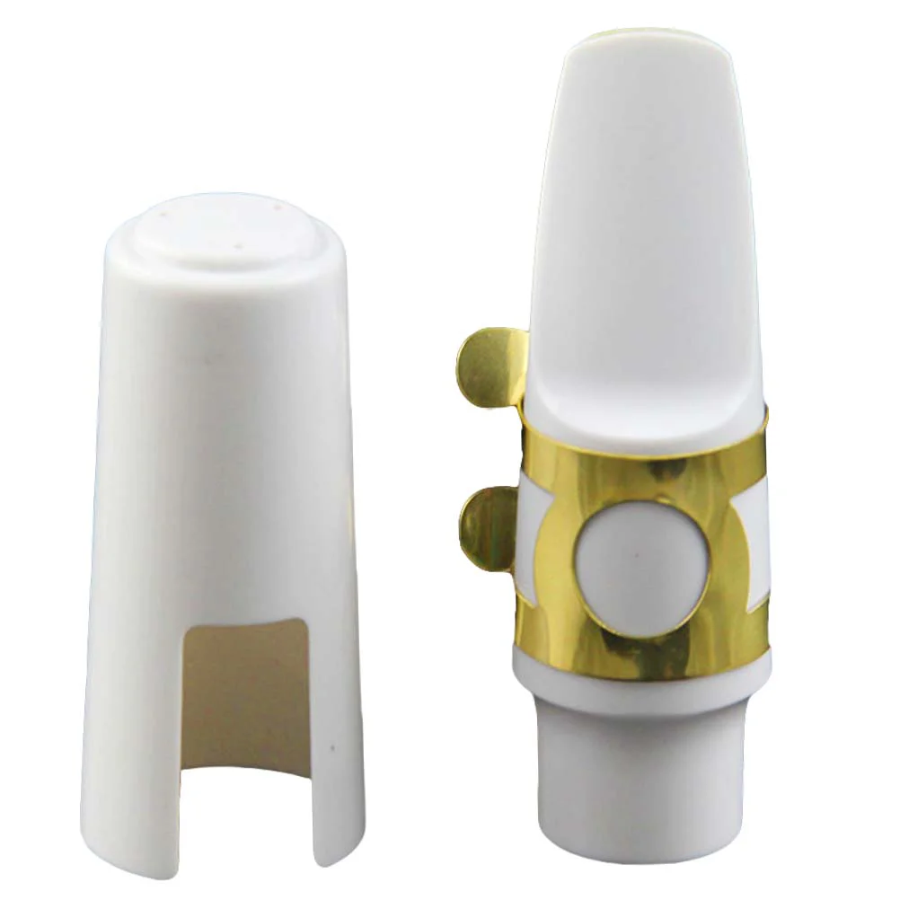 

Replacement Resin Saxo Mouthpiece Alto Saxophone Head Musical Instrument Accessory(White) saxophone accessories