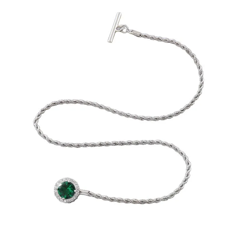 بدلة رجالية رائعة إكسسوار طية صدر السترة دبوس بروش كريستال شرابة سلسلة ربطة عنق سلاسل موضة الأعمال مجوهرات فاخرة غير رسمية #6