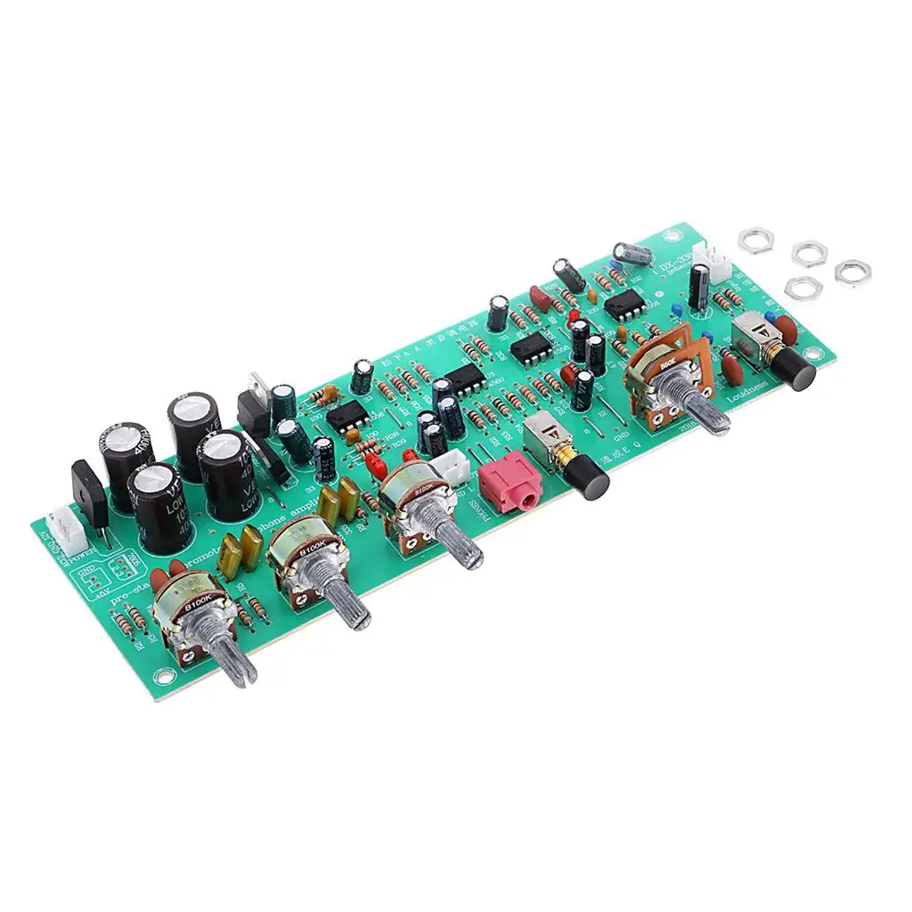 DX338A HIFI Preamp Pre-amplifier Tone Board Kits Volume Control 12V