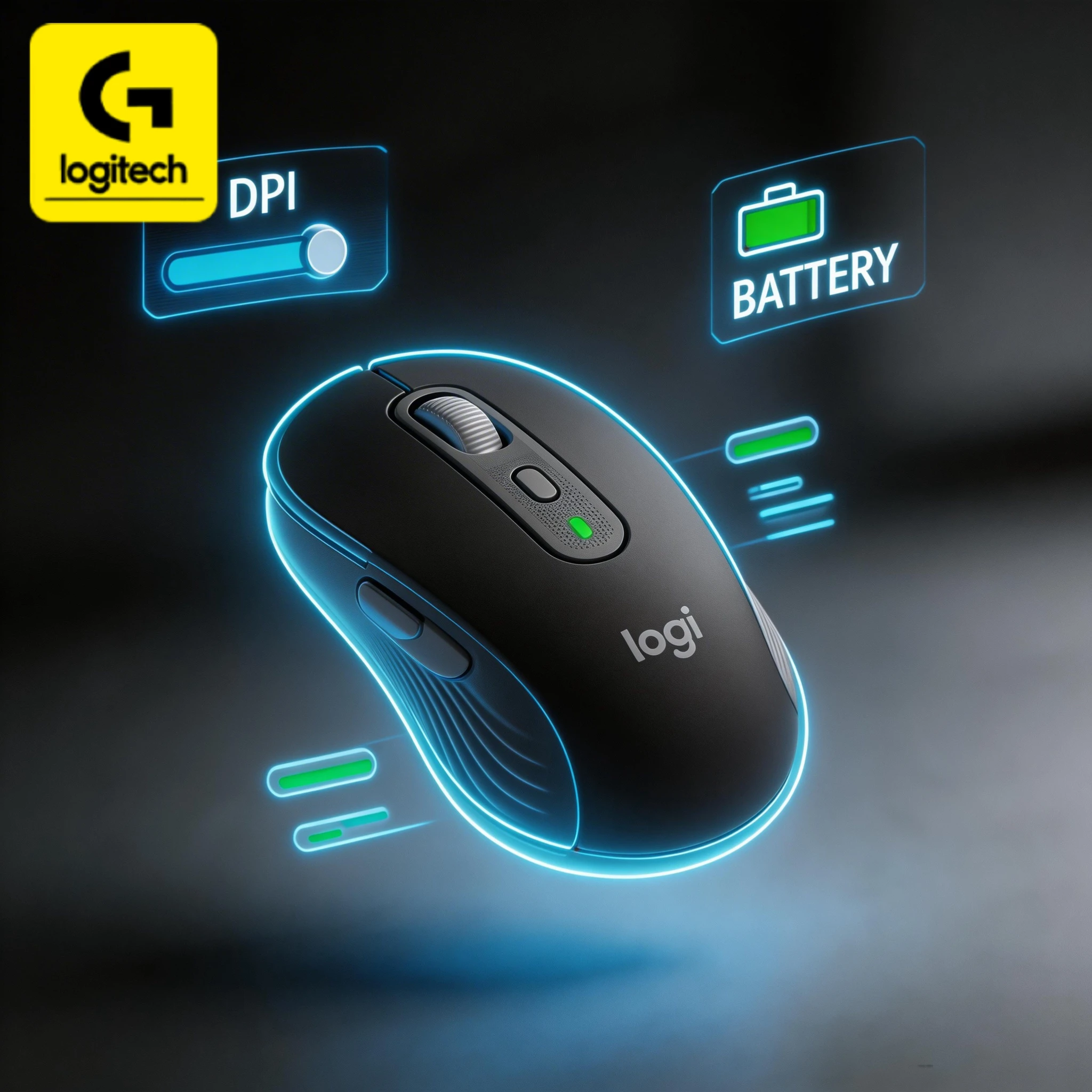 

Беспроводная мышь Logitech M750/M650L: эргономичная изогнутая форма, точное управление курсором