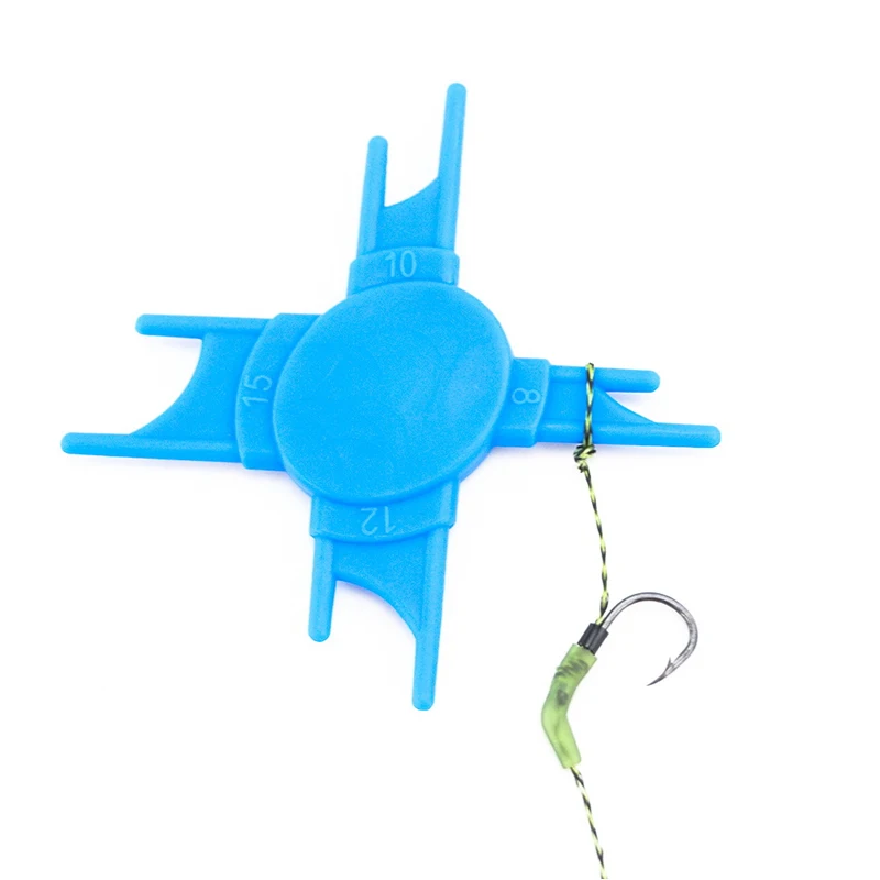1 Stück Blaues Karpfenangel-Lineal, 8mm/10mm/12mm/15mm Plastik-Angelzubehör, ABS-Material, Ideal für Thanksgiving, Weihnachten