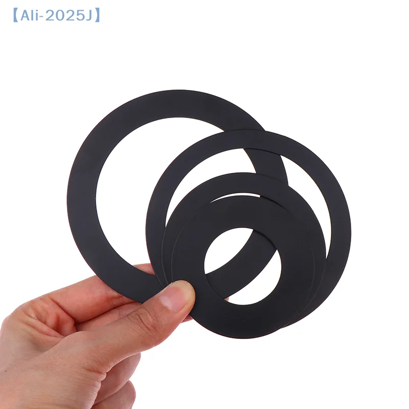 35/56/76 mm Innendurchmesser, schwarzer LED-Strahler, Downlight, O-Ringe, Lampenschirmring, verdeckte Abstandshalter, Adapter, Lichtstativ-Verlängerungsdichtung