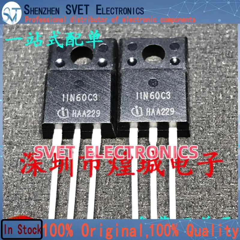 10PCS-50PCS  SPA11N60C3 11N60C3  TO-220F 650V 11A  Original In Stock Fast shipping