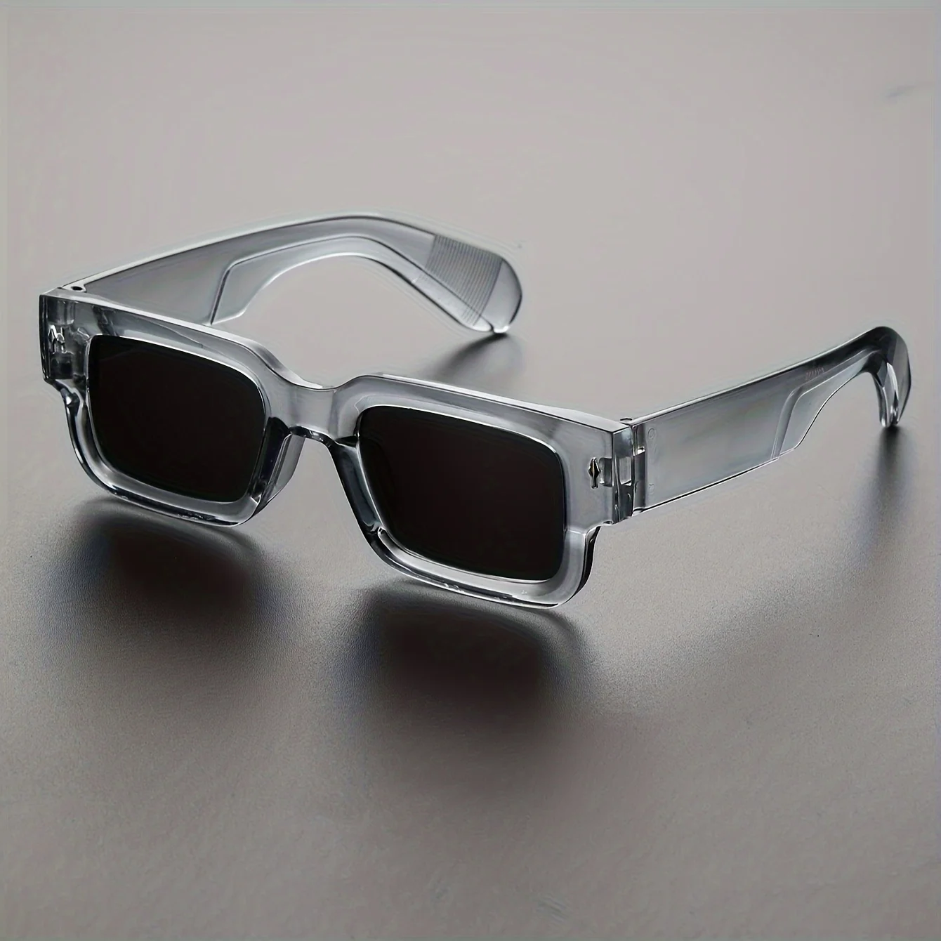 Rectangular Fashionable Glasses Suitable for Climbing Fishing Leisure Sports Decorative Outdoor Parties Travel, Driving, Glasses