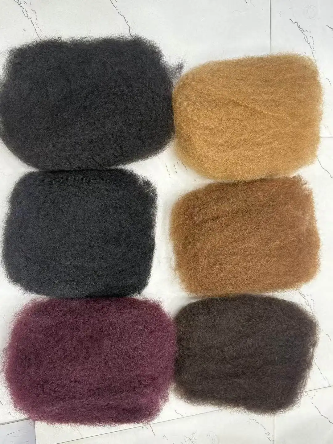 Afro Kinky Curly Bulk Human Hair for Dreadlock Extensions Micro Loc Twist Repair Locs or Braiding 50g/Pack Human Hair for Twist