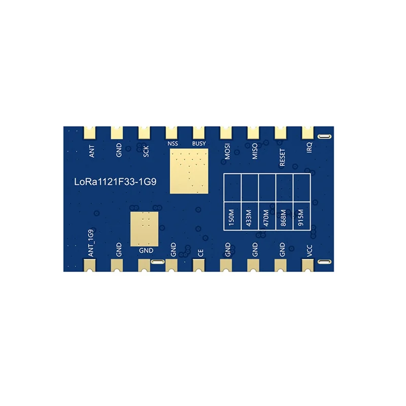 

ABJF-Sub-Ghz S-Band Lora Module Lora1121f33-1G9 2W High-Power LR112 Compatible SPI Communication