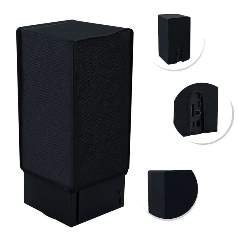Capa protetora para Xbox Series X Console, Fácil Acesso Porta Cabo, Estojo protetor, à prova d'água